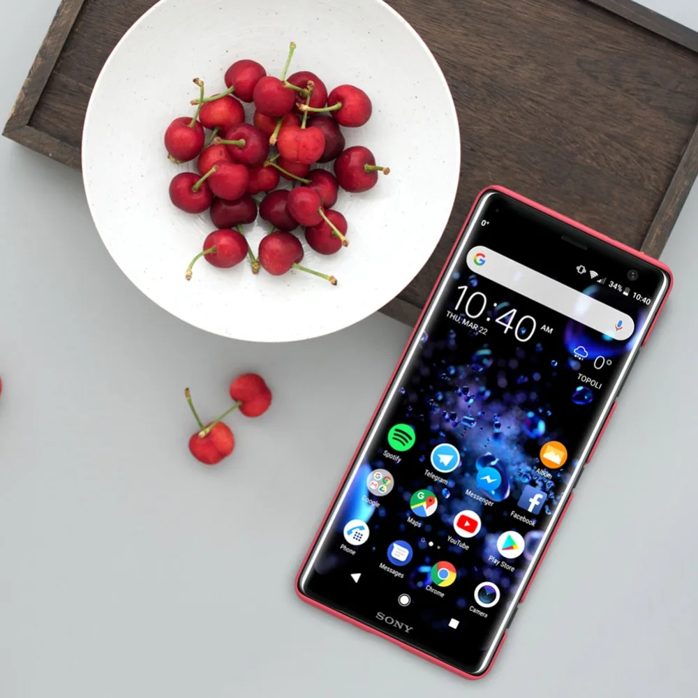Для Sony Xperia XZ3 чехол Nillkin Супер Матовый Защитный PC задняя крышка Ультратонкий