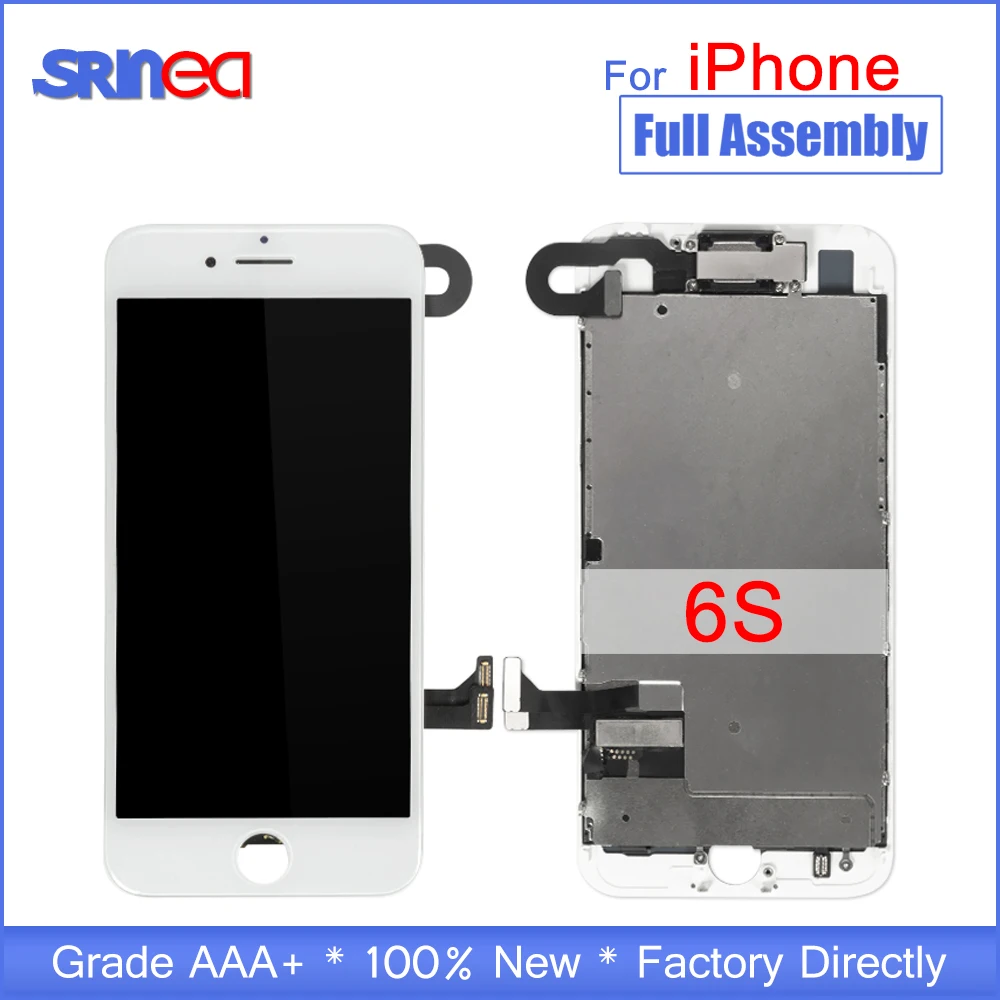 AAA полный комплект 4 7 &quotЖК-дисплей для iPhone 6 S широкоформатный lcd-экран сенсорный