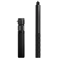 jabs 1 1m rotating invisible selfie stick built in tripod rotating bracket for insta360 one x and a 360 vr camera time kit