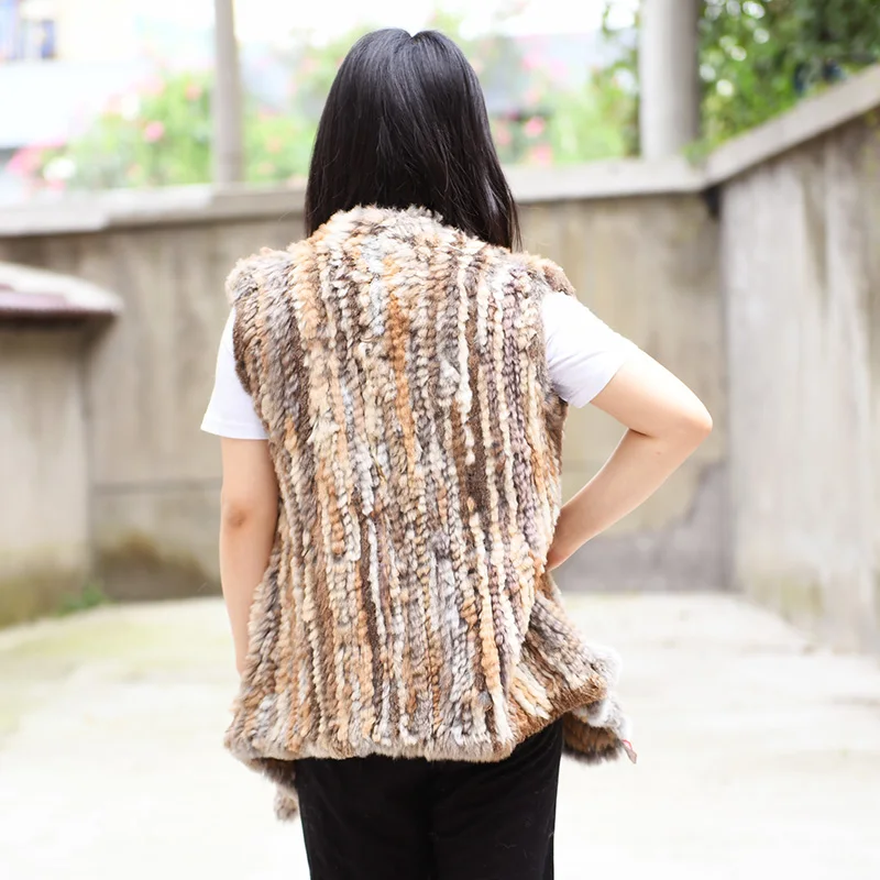 Женский вечерние лет из натурального кроличьего меха