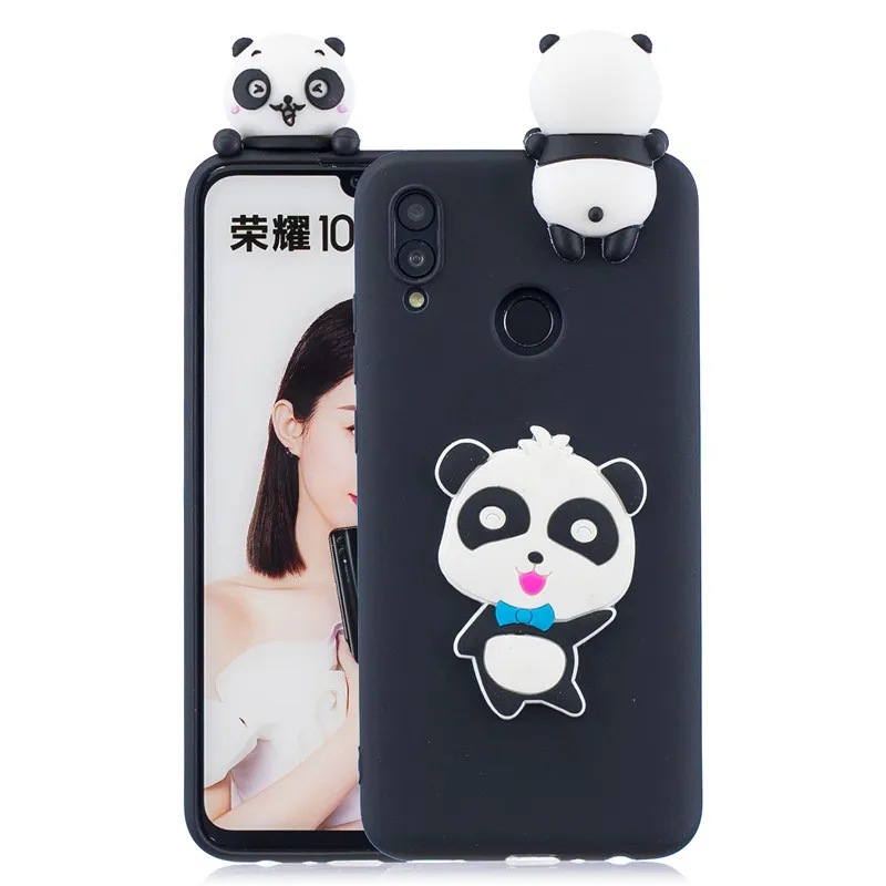 E Huawei P Smart чехол для Coque huawei P Smart Psmart чехол 3D единорог кукла игрушки Мягкий силиконовый чехол для телефона s Etui - Цвет: E