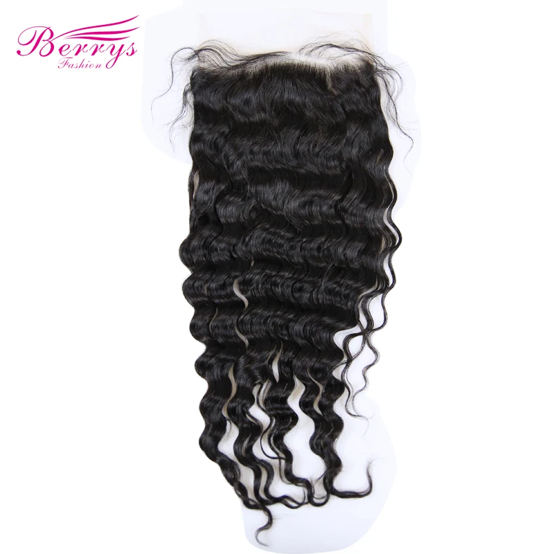 Прозрачная Кружевная застежка 7x7 свободные волнистые бразильские волосы