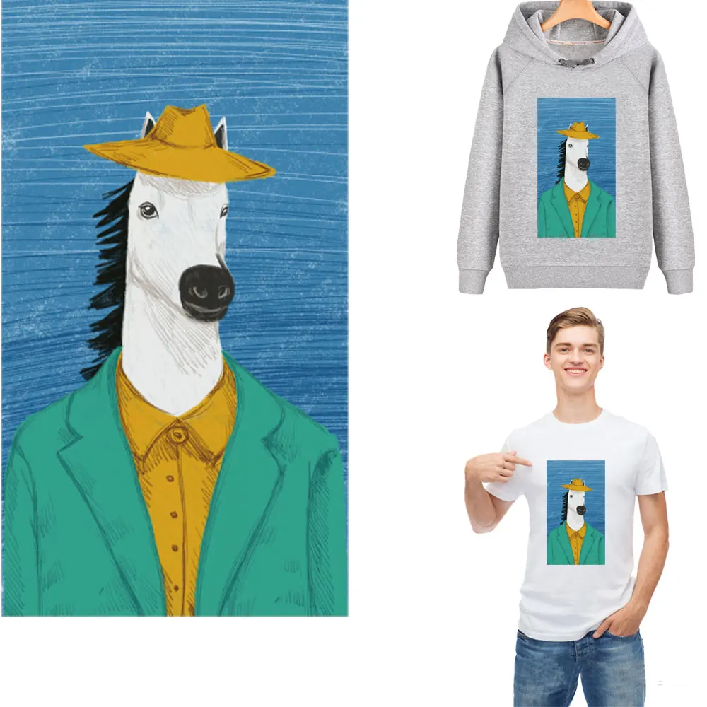 Термонаклейка на одежду для мужчин термонаклейка с рисунком лошади аксессуар