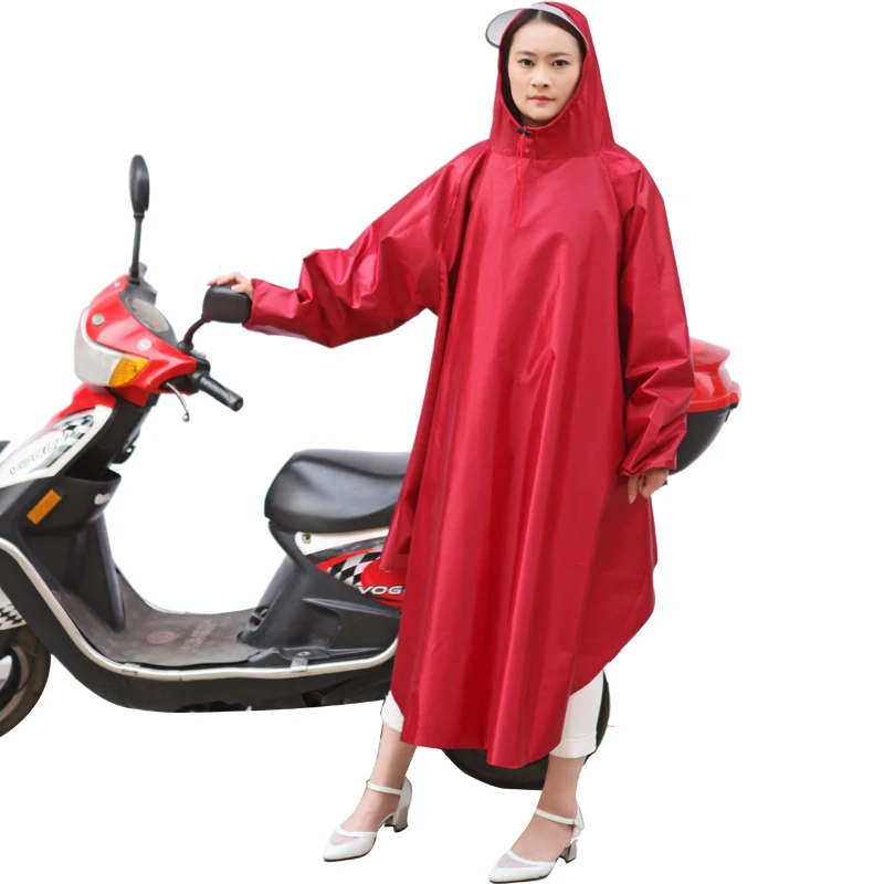 Мотоциклетное пончо с длинным рукавом свободный размер для 155-185 см высота тела