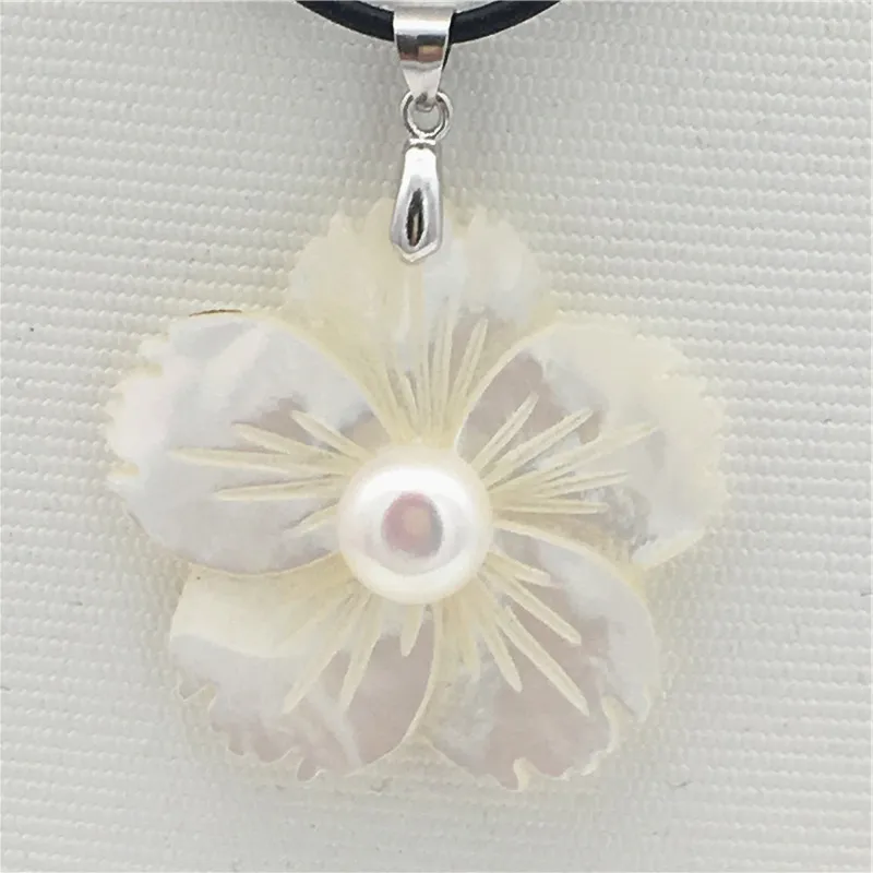 Новинка 2018 г. натуральная белая Морская раковина тибетское серебряное резиновое