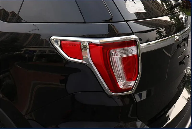 ABS Хромированная передняя противотуманная фара накладка задний фонарь наклейка