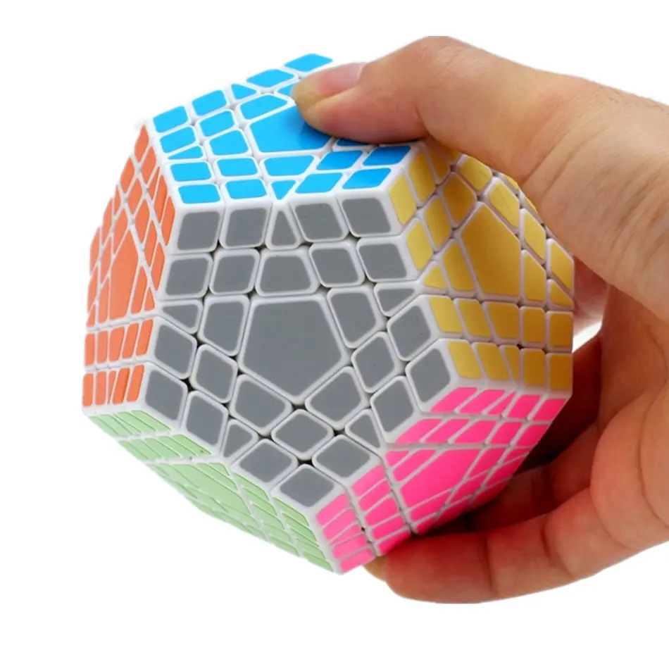 Shengshou Gigaminx кубик рубика 5x5 магический куб-мегаминкс 5 слоев профессиональный Megaminx скорость кубик-головоломка игрушки для детей подарочная игрушка