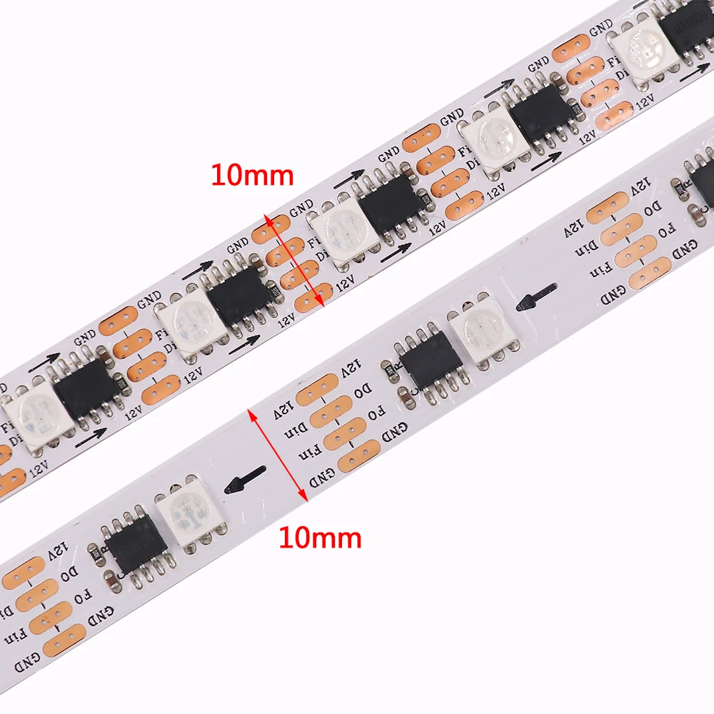 Светодиодная лента WS2811 RGB SMD5050 12 В Dream Color 30/60 светодиодов/м гибкая