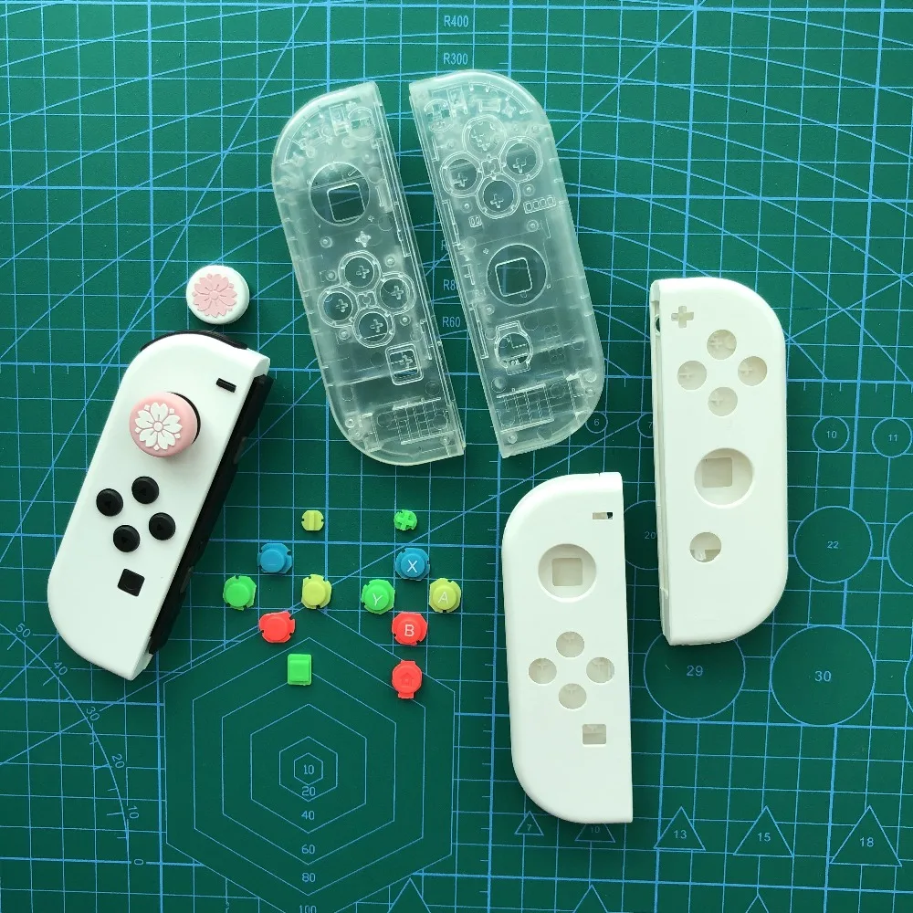 Для Nintendo Switch Console Joy con Корпус Корпуса чехол Белый Запасные части DIY корпус