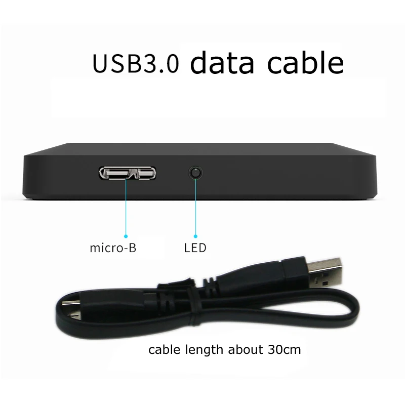 Без инструментов SATA к USB micro B mini 3 0 5 Гбит/с Алюминиевый и Пластиковый корпус для