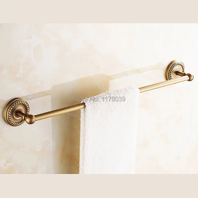 Винтажные латунные поручни для полотенец ванной комнаты Медные Поручни с