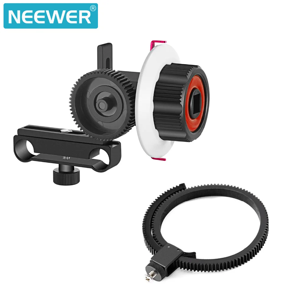 Neewer Follow Focus с зубчатым кольцом для Canon и других DSLR камер Видеокамеры DV Video подходит