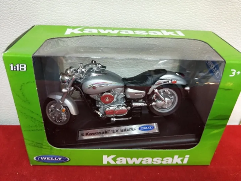 Модель мотоцикла WELLY в масштабе 1/18 модель KAWASAKI KLR650 SUZUKI GSX-R750 MV AGUSTA BRUTALE 990R литая