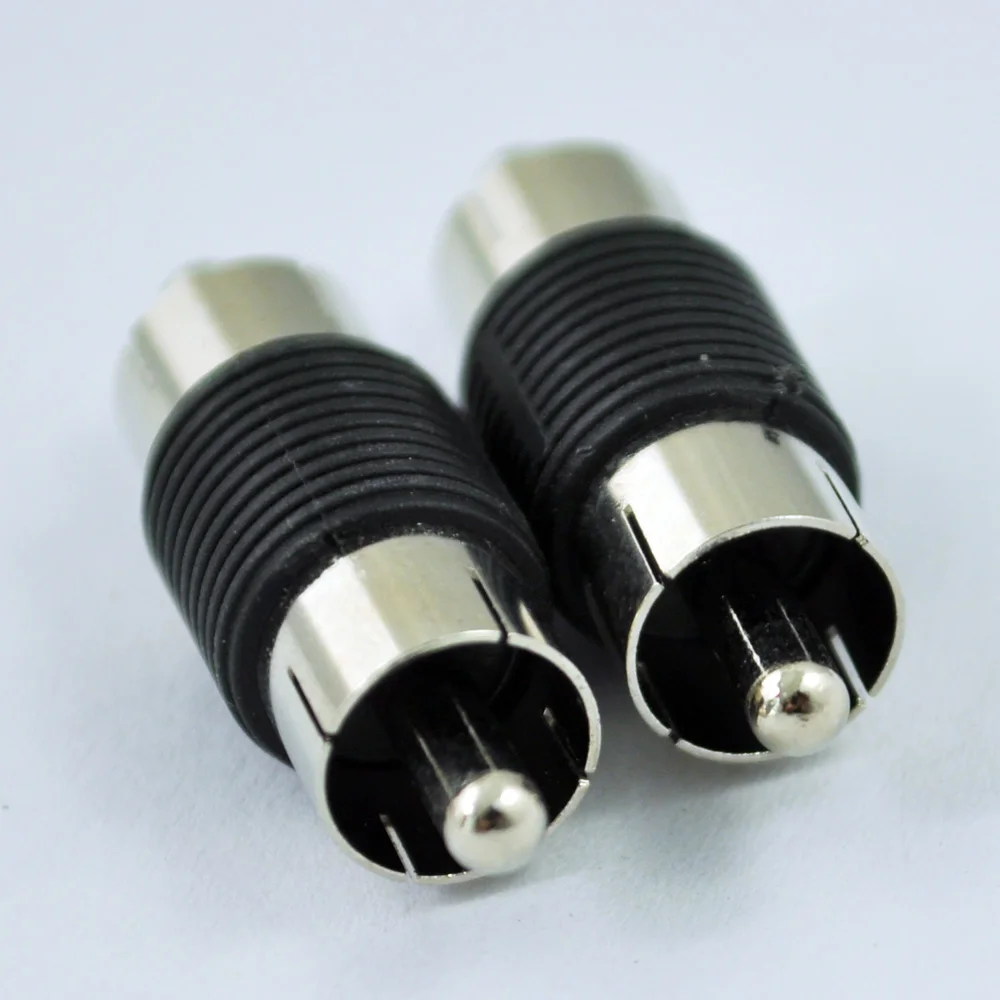 MYLB SODIAL(R) 2 шт. переходник RCA папа папа|rca male connector|rca connectorrca coupler |