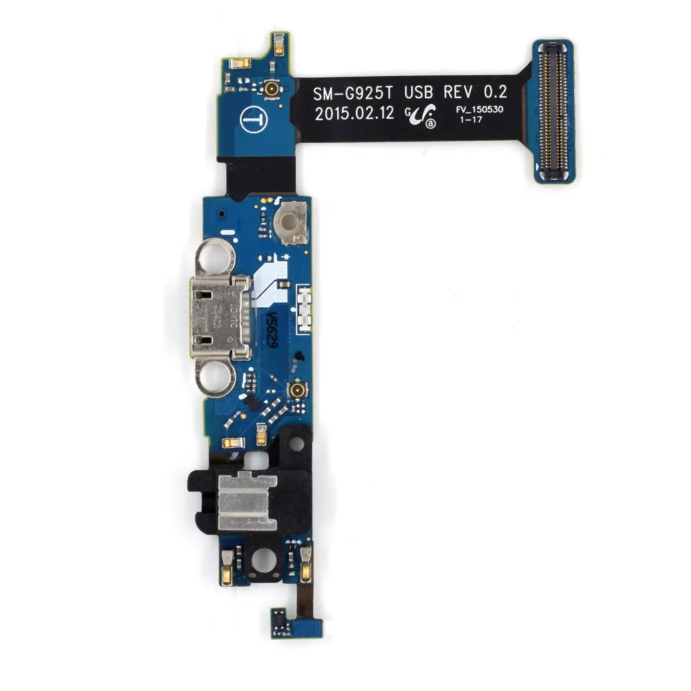 

Cell Phone Replacement Part for Samsung Galaxy S6 edge G925T Charging Port Plug Flex Cable + Earphone Jack + Microphone + Senso