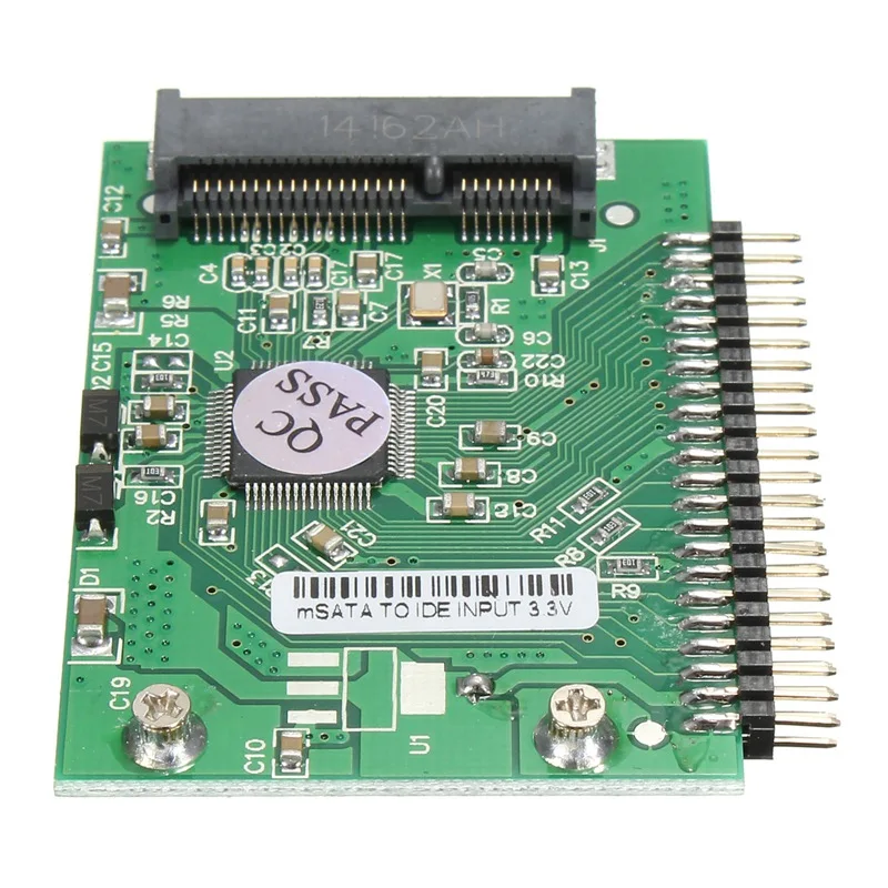 MSATA Mini PCI E SSD к 1 8 'ཨ контактному штекерному адаптеру преобразователя IDE плата