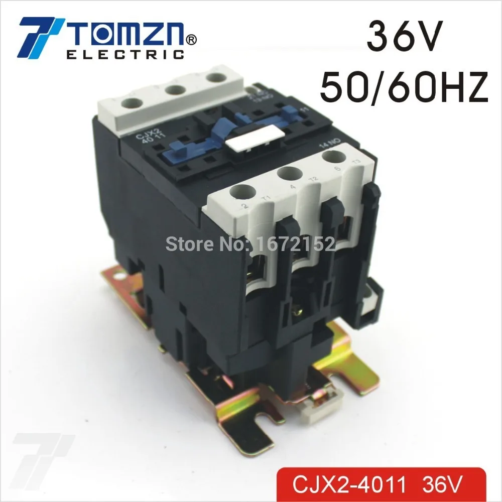 CJX2 4011 контактор переменного тока LC1 40A 36В 50Гц/60Гц|contactor cjx2|contactor relaycontactor electric |
