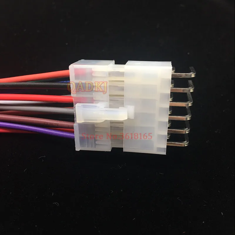 4 2 мм 2*6P 2x6p 30 см электронный провод с 5557 штекерным разъемом 12pin для автомобильной