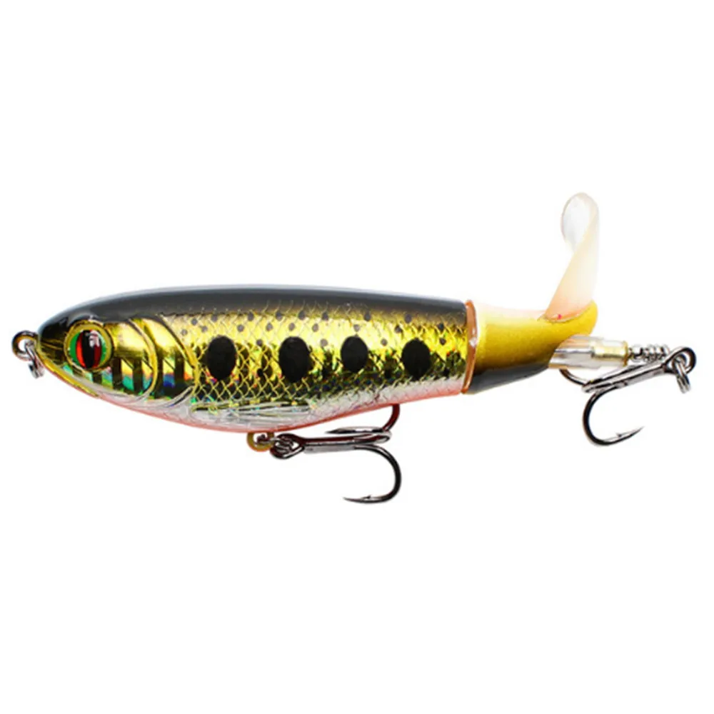 1 шт 9 см 17g вращающийся хвост Whopper Plopper рыболовная приманка блесна рыболовные