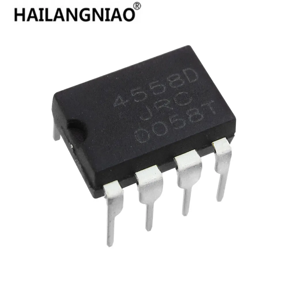 

Оригинальный и новый интегральный чип IC JRC4558 4558 4558D DIP-8, 10 шт.