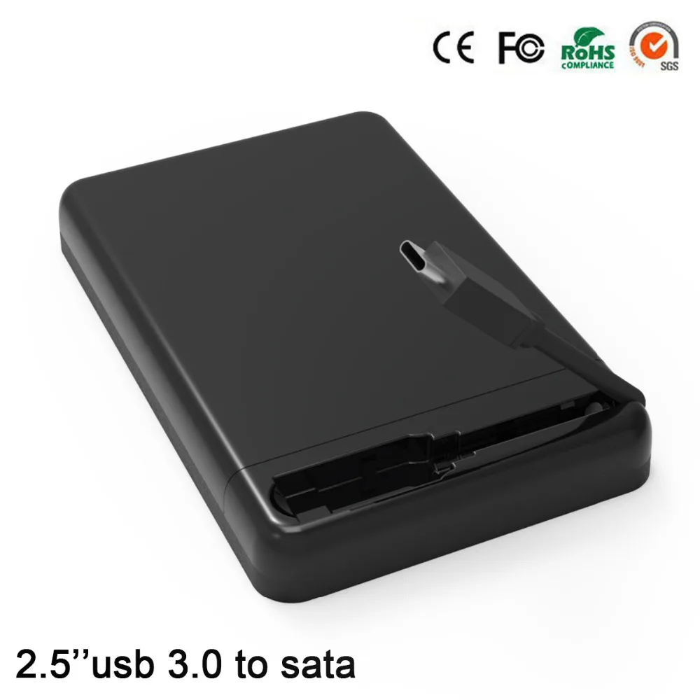 Алюминиевый жесткий диск sata 2 5 внешний usb адаптер для жесткого диска 1 ТБ чехол 3 0