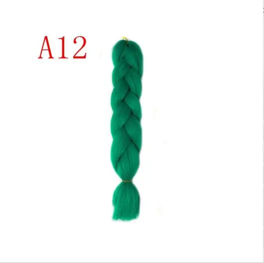 T1B/серебристо-серый LISI HAIR Jumbo Braids Ombre long Synthetic Braiding Hair Blonde Pink Blue Grey multiple colour 100g 24 inches - Цвет: T1B/серебристо-серый