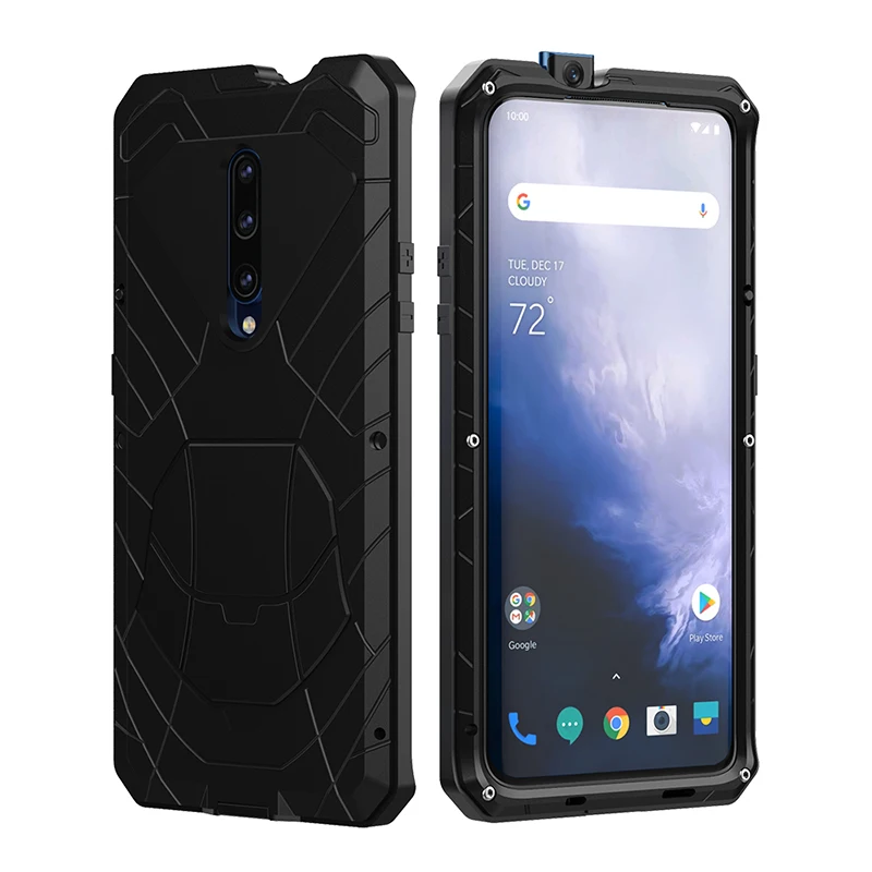 Для Oneplus7 Pro Чехол для телефона сверхпрочная защита Броня металлический чехол анти-осень алюминий полный защитный кожух
