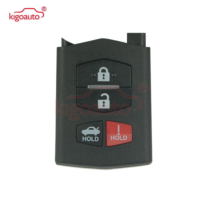 Kigoauto BGBX1T478SKE12501 Remote key part shell 4 button for Mazda 3 6 2005 2006 2007 2008 2009 2010 2011 2012 | Автомобили и