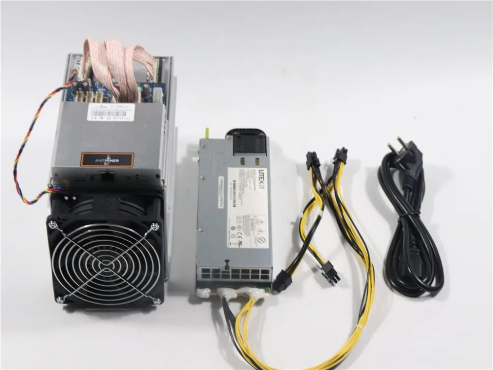 BTM Майнер Antminer B7 96KH/s 528 Вт с 750 Вт PSU Asic Tensority Майнер шахты BTM лучше, чем Antminer S9 S11 S15 S9k S17 T17 S17