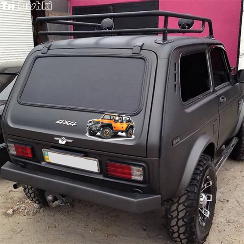 Tri Mishki WCS052 20x11 см для Jeep забавная наклейка автомобилей красочные наклейки