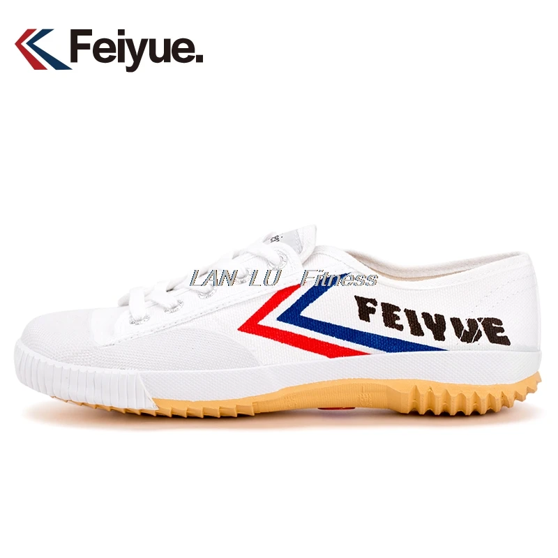 Feiyue \ Shaolin soul track shoes Подлинная обувь кунг-фу парусиновая обувь мужская летняя Пара моделей Белая обувь - Цвет: Белый