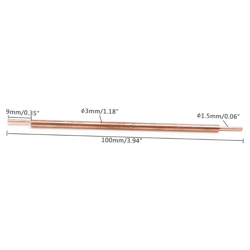 3x100 welder Spot Welding Pin Accessories Alumina Copper Feet Double Head Solder | Инструменты
