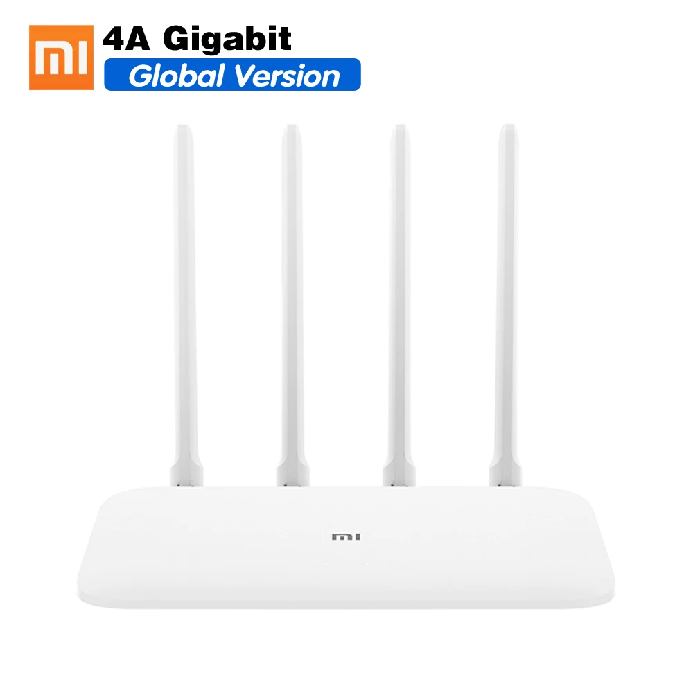 Глобальная версия Xiaomi Mi Wi-Fi маршрутизатор 4A гигабитный wifi повторитель 1167 Мбит/с двухдиапазонный двухъядерный 2,4G 5 ГГц 802.11ac беспроводной маршрутизатор