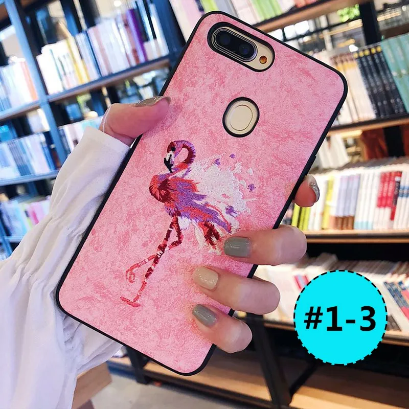 UPaitou ТПУ ПК 3D Вышивка Чехол для BBK OPPO R11 R11S R9 R9S плюс R15 R17 края из расческа жесткая