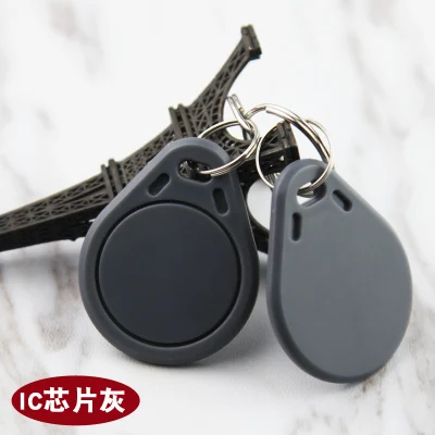 1000pcs 13.56MHz IC M1 S50 Keyfobs Tags Access Control RFID Key Finder Card Token Attendance Management Keychain ABS Waterproof |
