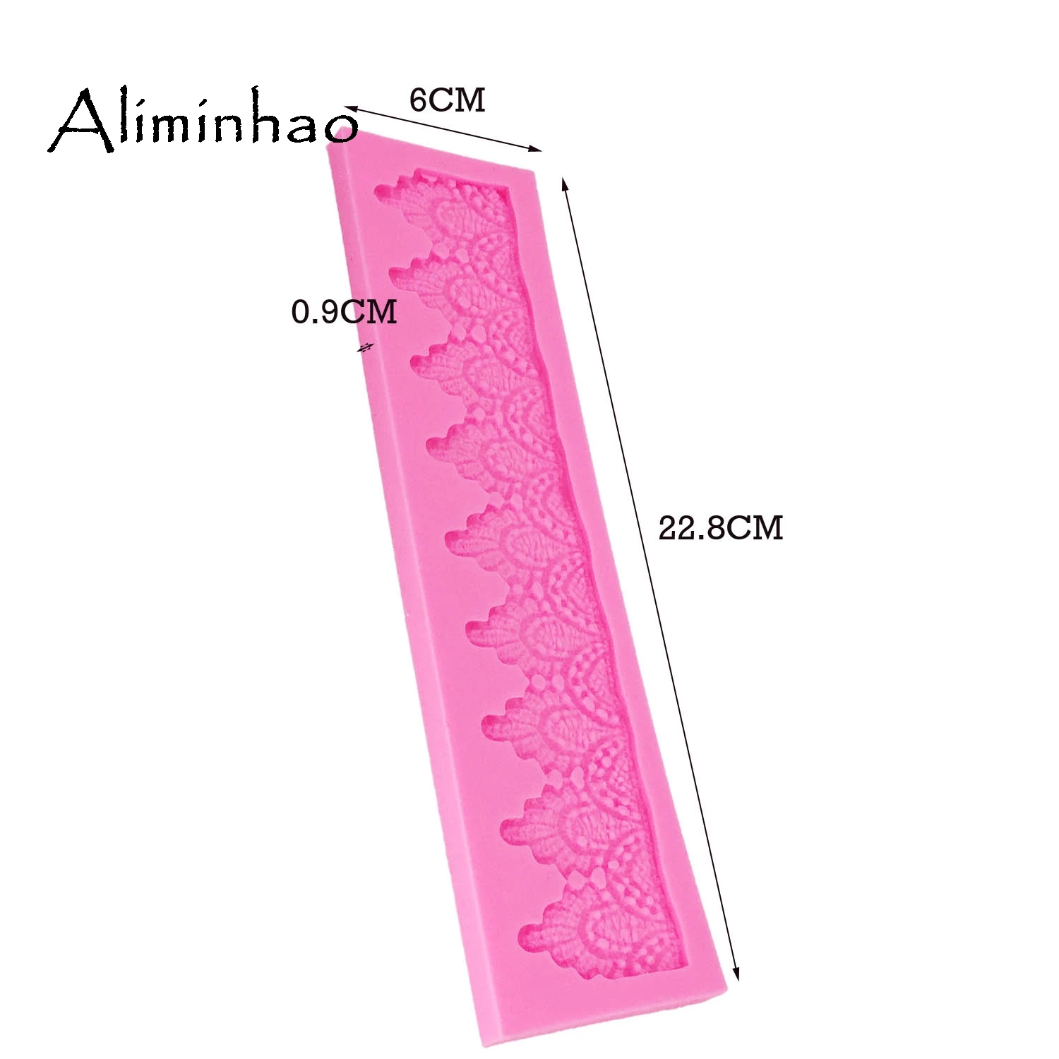 Кружевная силиконовая форма B1340 в виде полосы для торта | Дом и сад