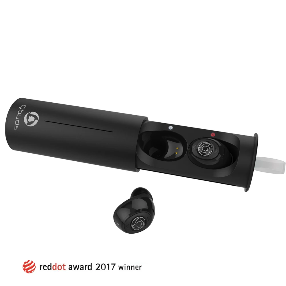 Tencent Bluetooth наушники-вкладыши Wireless Earbuds Mini с микрофоном, зарядным ящиком Earpiece Double Twins Stereo On.