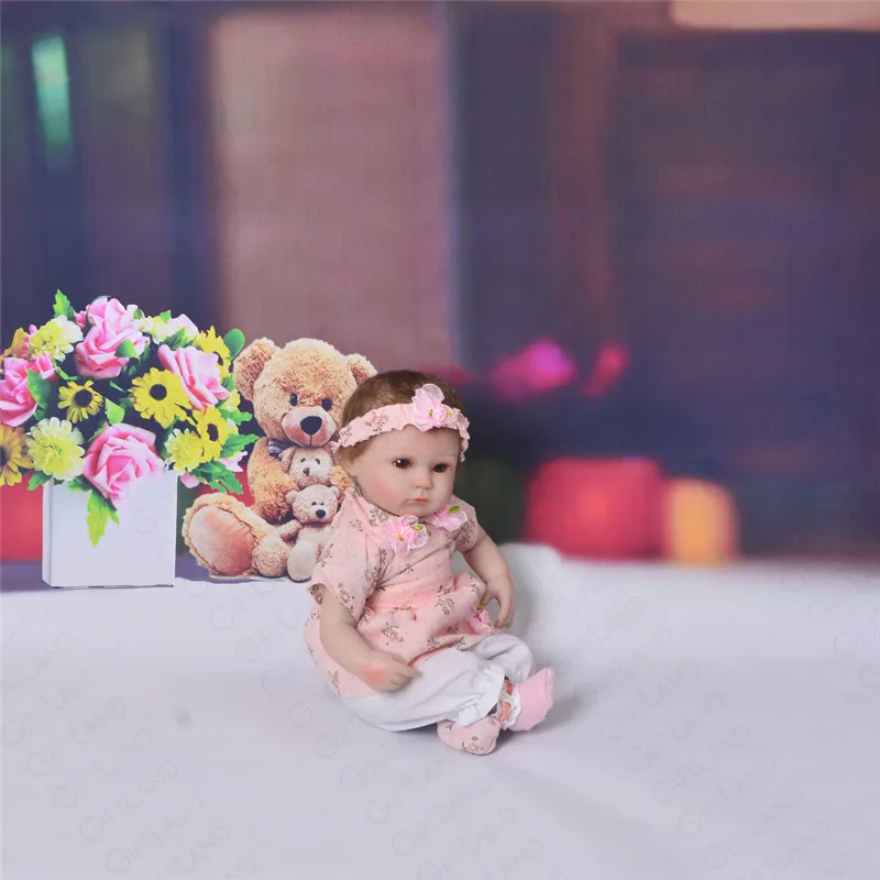Reborn Baby Doll младенец получивший новую жизнь мягкая розовая принцесса куклы для