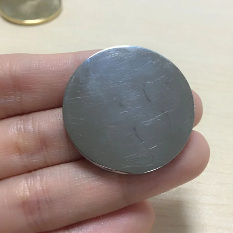 Высокое качество из нержавеющей стали 33 мм простая монета для самостоятельной