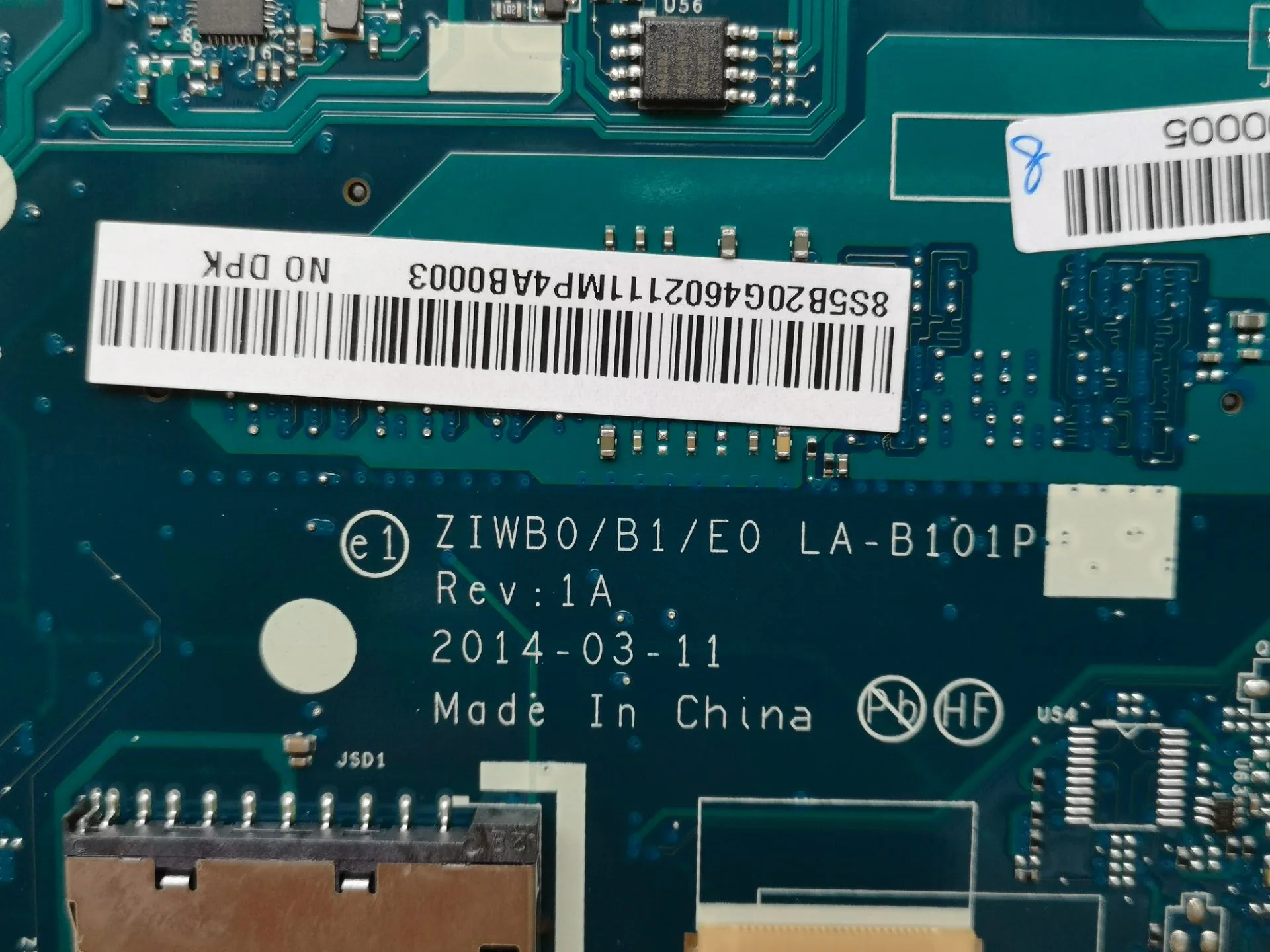 Новая протестированная материнская плата для lenovo B50-30 LA-B101P материнская плата для ноутбука с процессором N3530 N3540