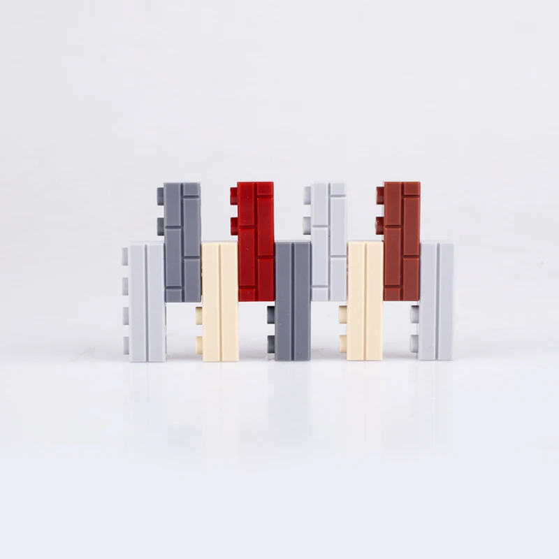 Детские игрушки город блочные DIY блочный кирпичный 1X2 1x4 кирпичная стена Мпц