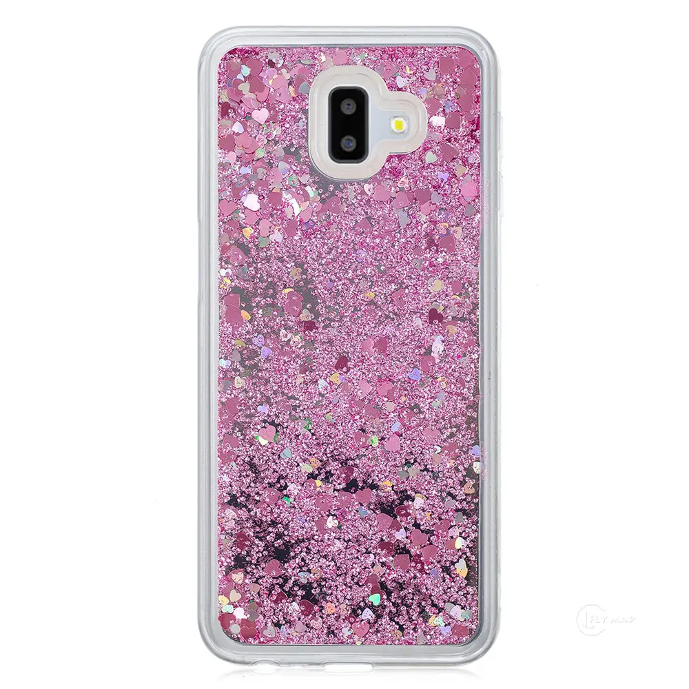 Зеркальный чехол для SAMSUNG Galaxy J6 + 2018 жидкий зыбучий песок телефона Plus 6J SM J610 J610FN