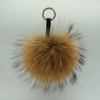 wholesale cute fluffy fur ball pompom fashion keychain keyring for women bag charm jewelry accessories luxury novelty gift bulk