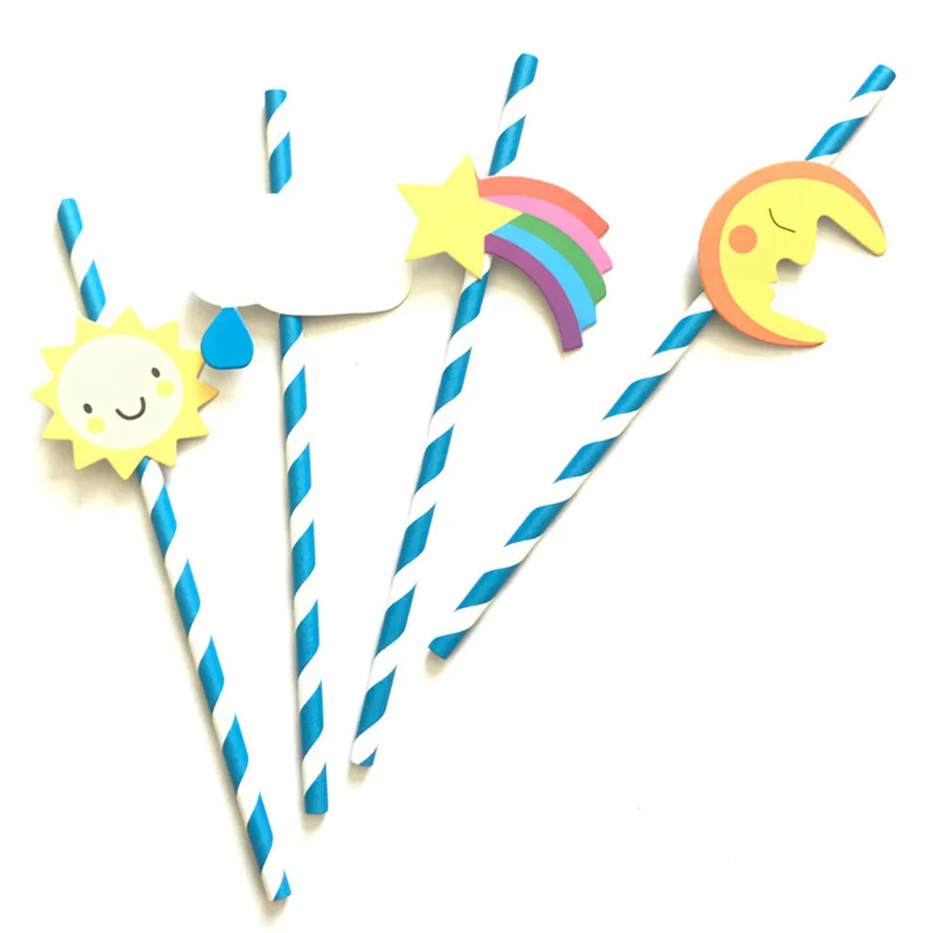 4 шт. соломинки для смузи молочных коктейлей замороженные напитки # XTN|Соломинки