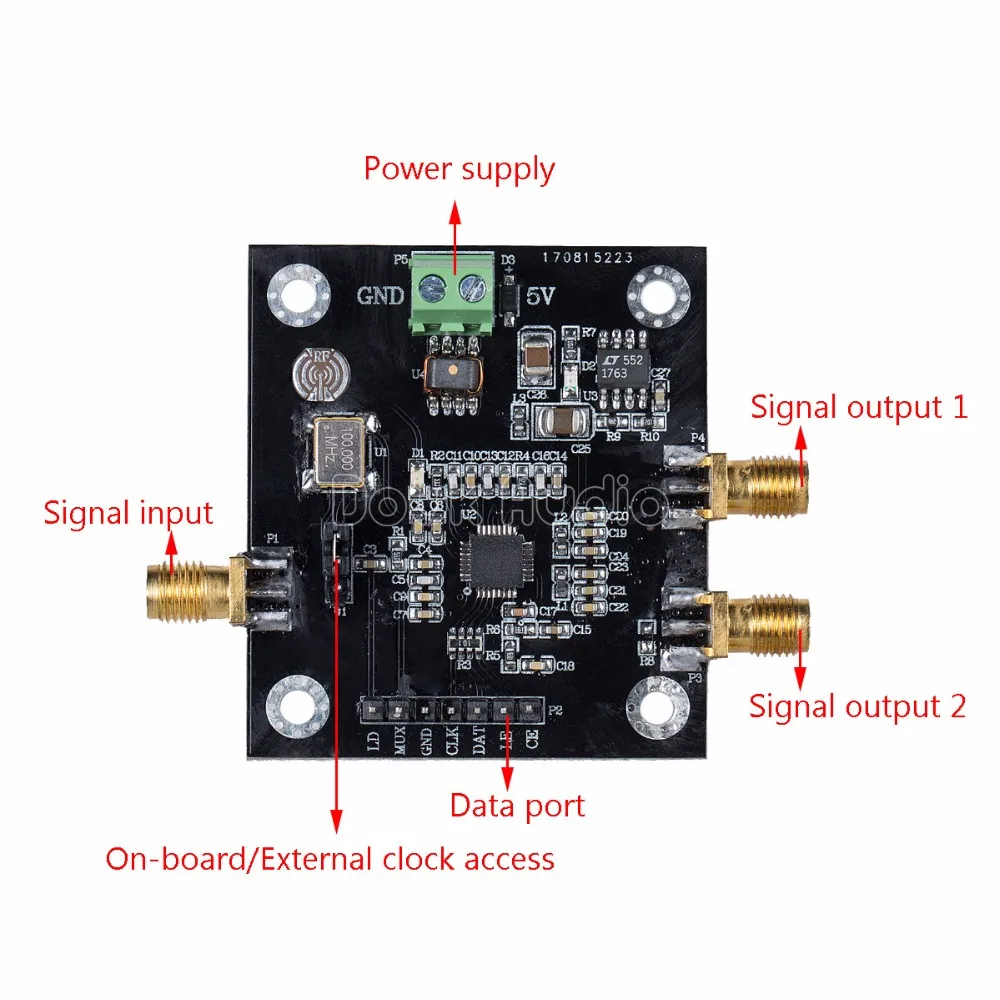 ADF4351 Phase-locked Loop Module 35M-4.4G RF Signal Source Frequency Synthesizer | Электроника