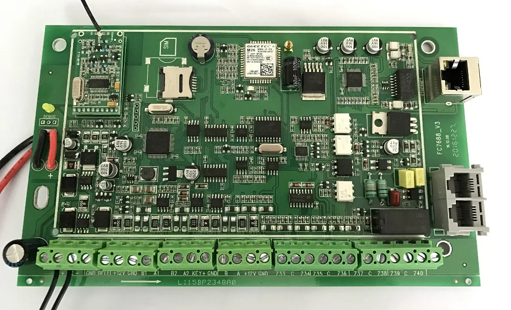 Focus FC-7688 Wired Alarm System 8 wired zones 32 wireless zones 88 Bus zone Landline GSM internet TCP IP wired security system