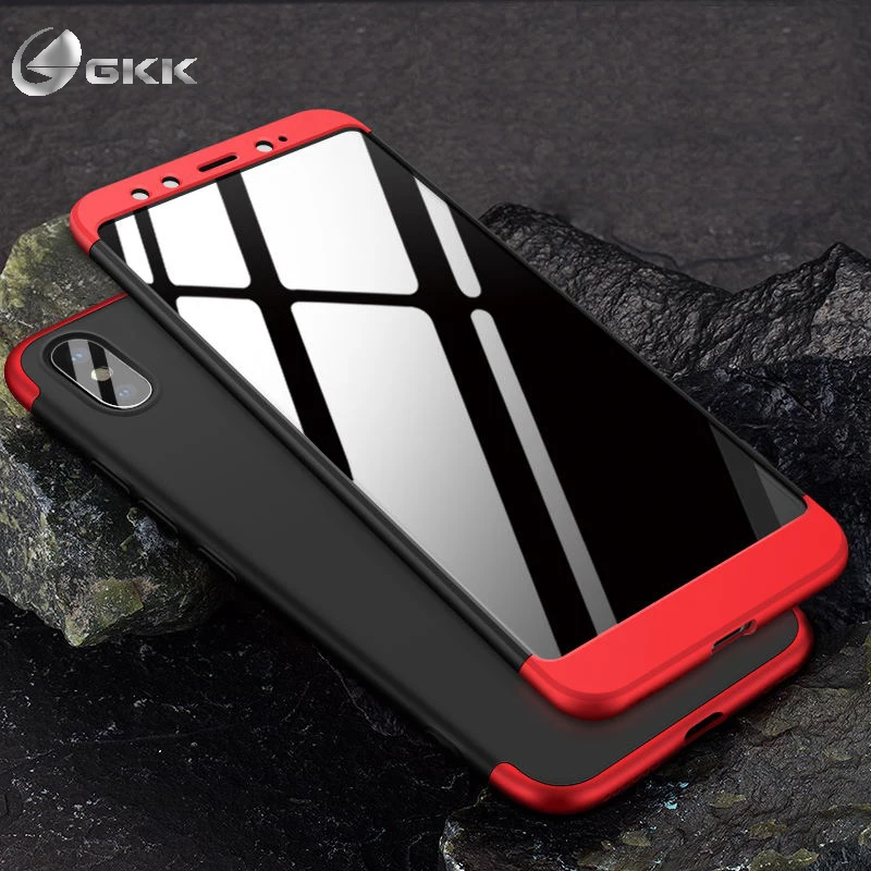 GKK Unique Case for xiaomi Mi A2 Dual Armor Full Proction Shockproof Hard PC Matte 5.99" Phone Cover For 6x | Мобильные телефоны