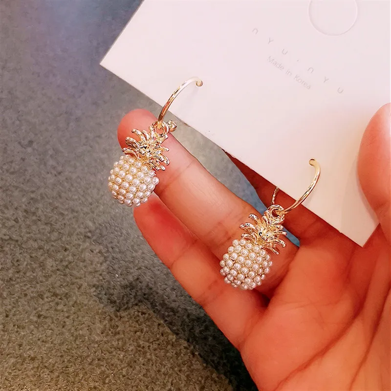 Серьги женские из серебра 925 пробы с искусственным жемчугом|Серьги-подвески| |