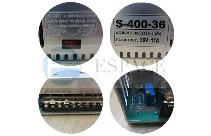 Лучшее качество 36 V 11A 400 W импульсный источник питания Драйвер для CCTV камеры светодиодная лента AC 100-240 V вход в DC 36 V