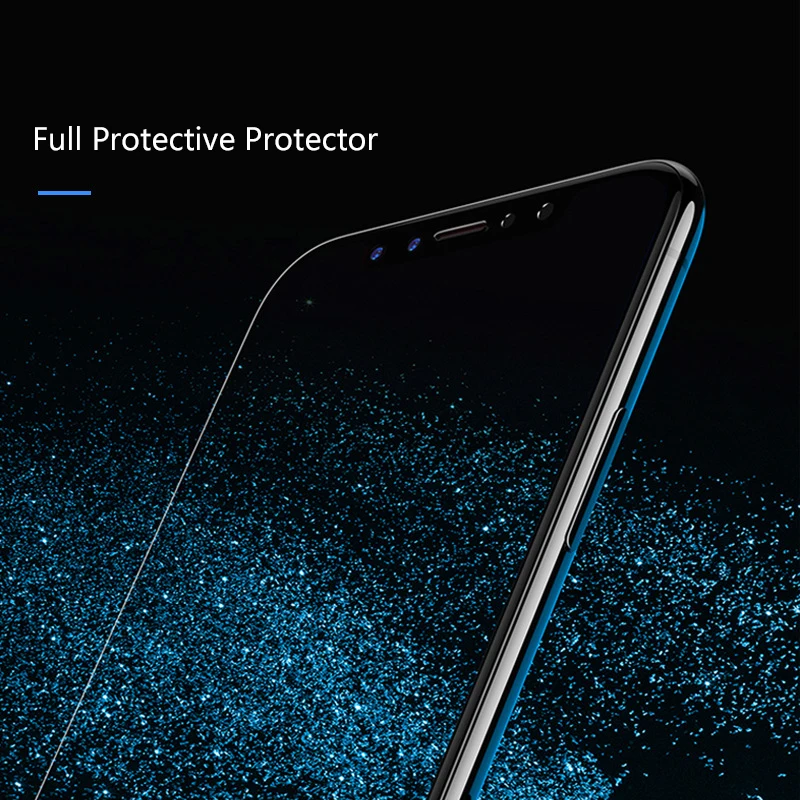 VIAERSON 7D Защитное стекло для iPhone X iphone 6 6s 7 8 Plus полное покрытие пленки ультра тонкая